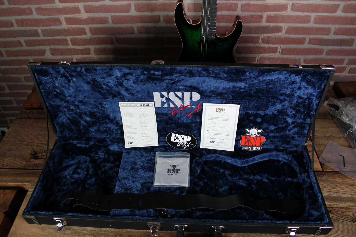 USA M-II HT FM Dark  Green Sunburst Fishman Modern